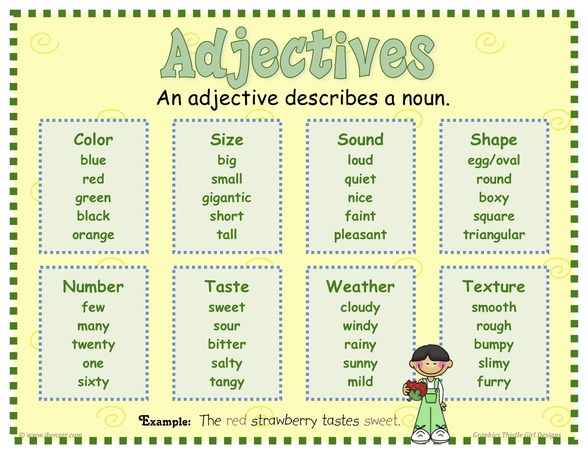 adjectival phrases homework