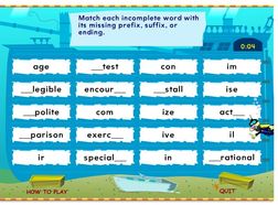 Vocabulary spelling